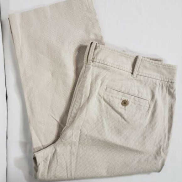 Talbots Pants - Talbots Heritage Sz 16P Stretch Striped Capri Pant